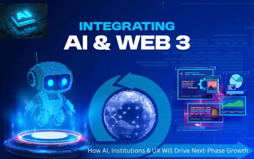 Infographic of Web3 Trends 2026: How AI, Institutions & UX Will Drive Next-Phase Growth