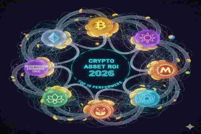 Image Shows TOP 10 Crypto Asset ROI 2026