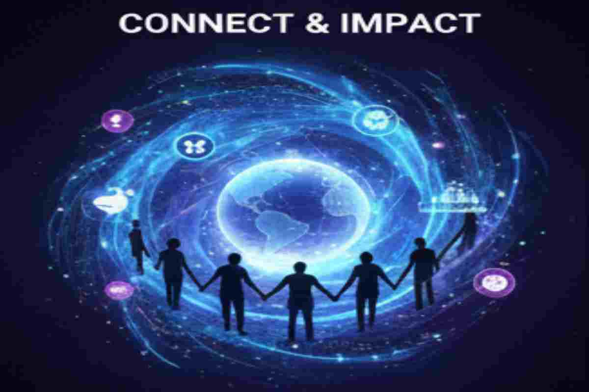 Infographic of the 2026 Web3 Ecosystem showing Pillar 6. CONNECT & IMPACT — Networks & Communities