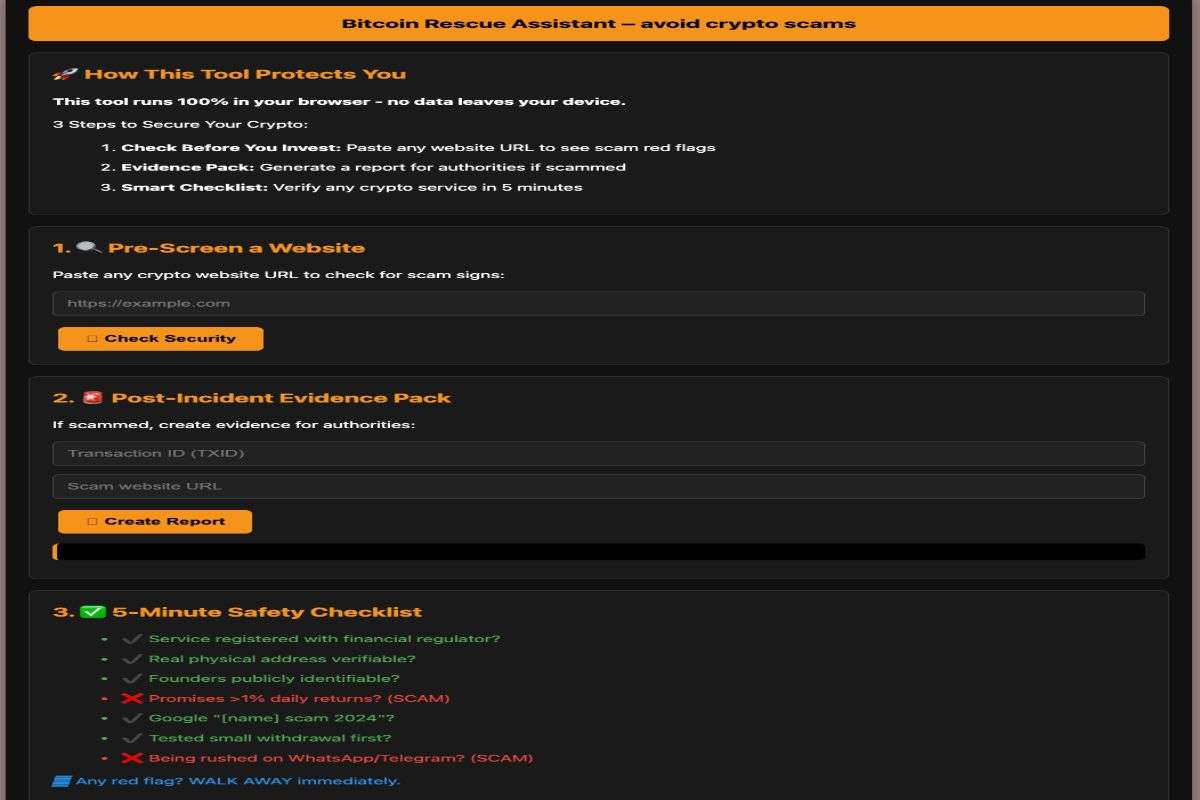 This Beautiful image shows our Fortress System for Crypto Scam Checker 2026: How to Detect Fake Crypto Websites and Avoid Scams