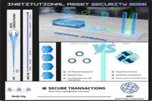 This infographic of MPC vs Multi Sig Wallets (2026) explained MPC vs Multi-Sig Systems in Institutional Asset Security 2026