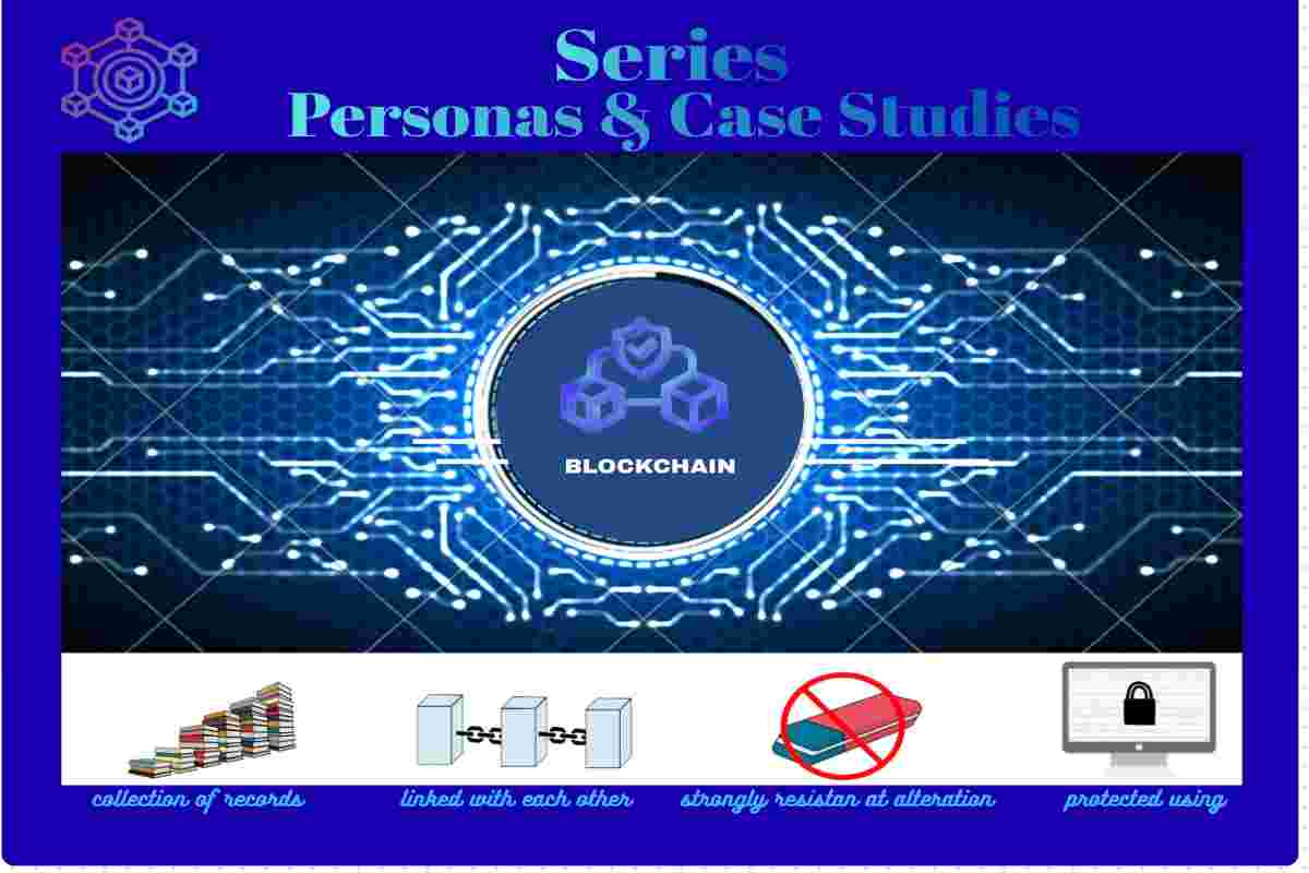 This infographic of Real-life Personas & Case Studies of Blockchain in 2026