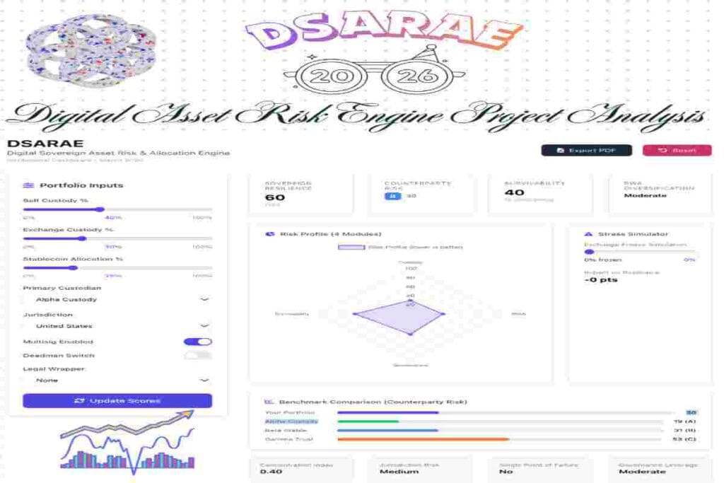 Infographic of DSARAE Digital Crypto Asset Risk Analysis Tool Model 2026