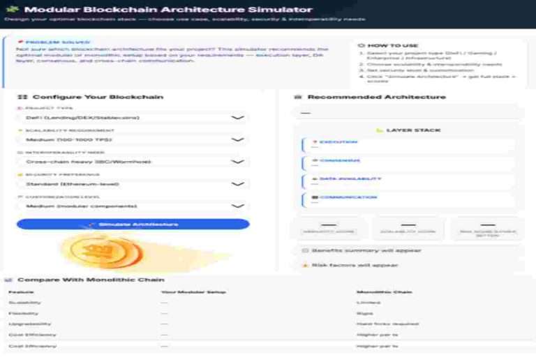 Infographic of Modular Blockchain Architecture Tool in 2026 Exploring The Protocol Layer of the Web3 Ecosystem