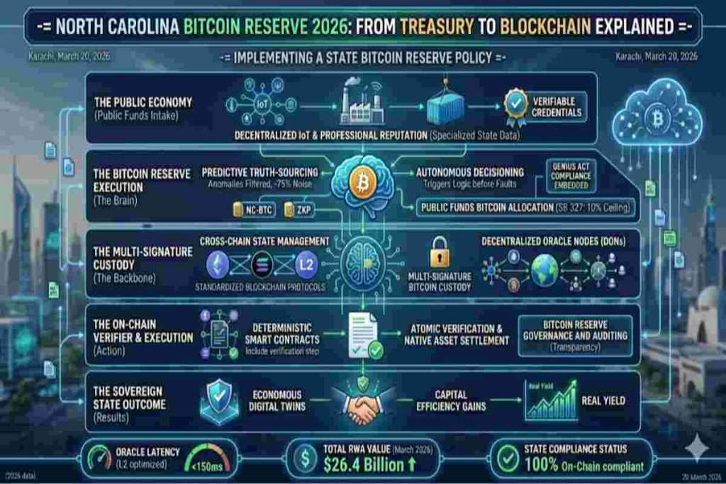 This infographic of North Carolina Bitcoin Reserve 2026: From Treasury to Blockchain Explained no one talk about yet.