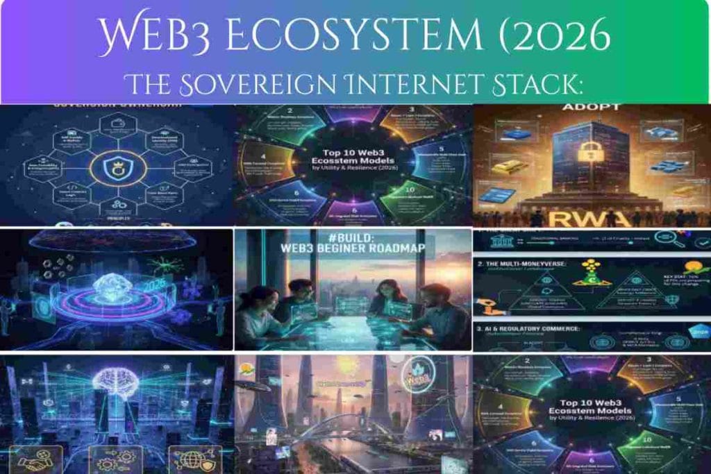 This Infographic of The Sovereign Internet Stack - Web3 Ecosystem 2026