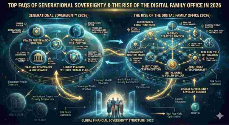 Infographic of Top FAQs of Generational Sovereignty & the Rise of the Digital Family Office in 2026