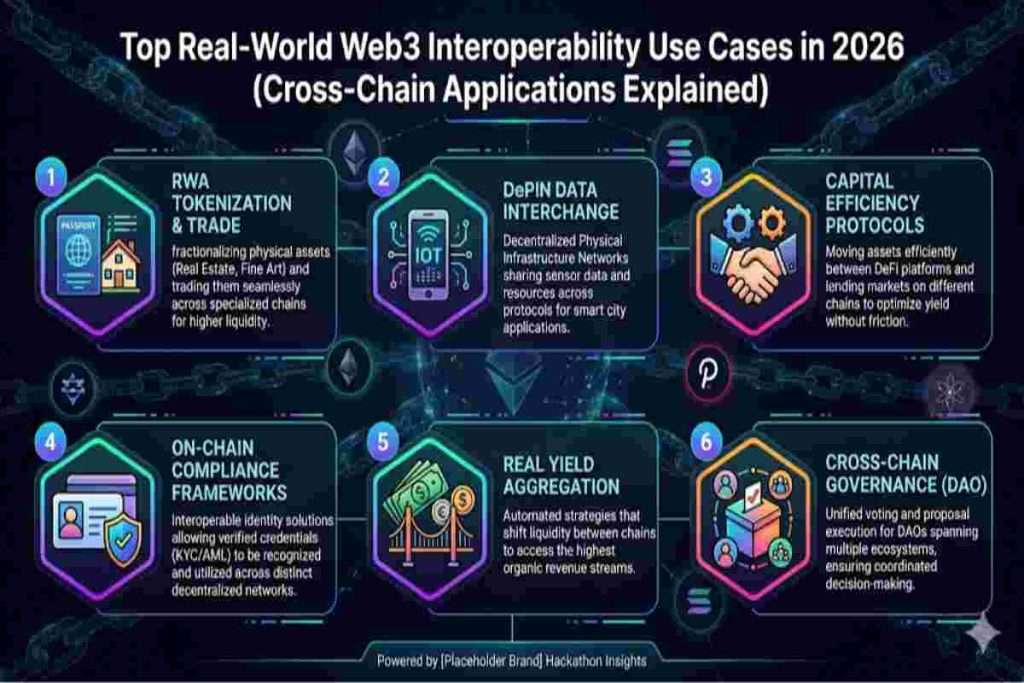 Infographic of Web3 Interoperability Use Cases