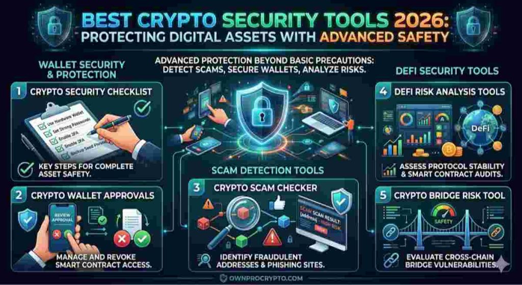 Infographic of Best Crypto Security Tools for Security Intelligence Layer