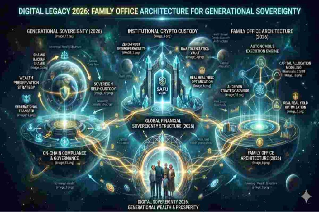 Infographic of Digital Legacy 2026: Exploring Family Office Architecture for Generational Sovereignty