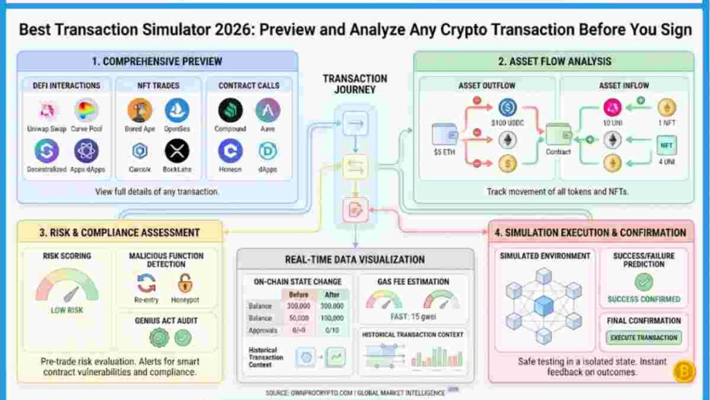 Infographic of Best Transaction Simulator 2026