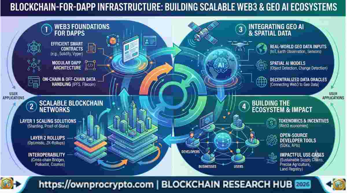 Infographic of Blockchain for DApp Infrastructure in 2026