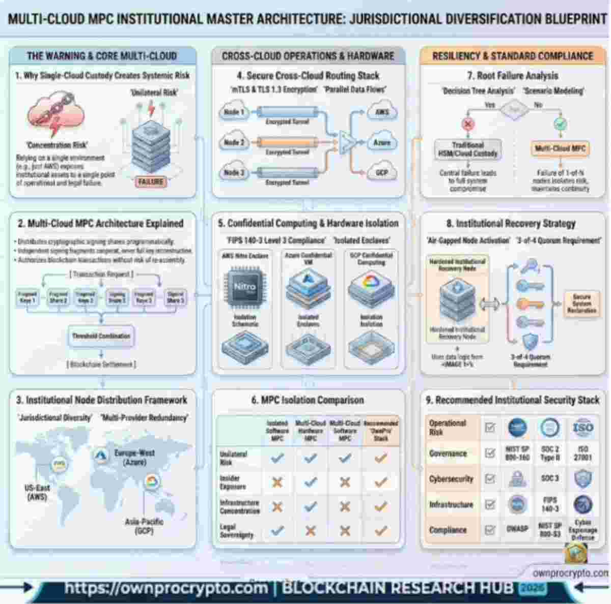 Infographic of Multi-Cloud MPC Architecture Explained in 2026