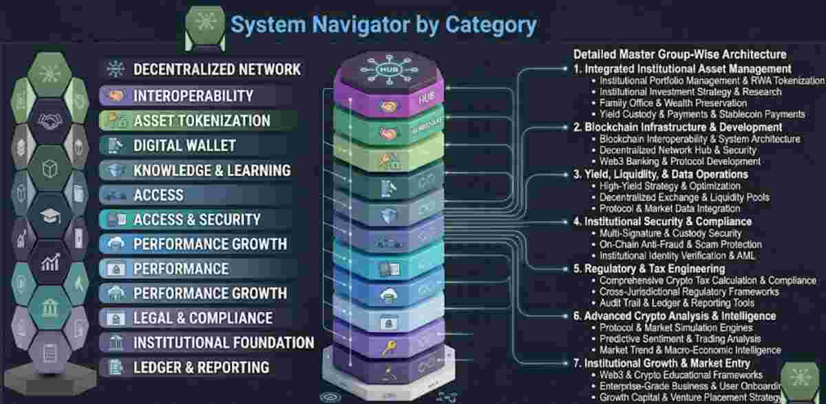 Infographic of System Categories Navigator for 2026 Ownprocrypto.com