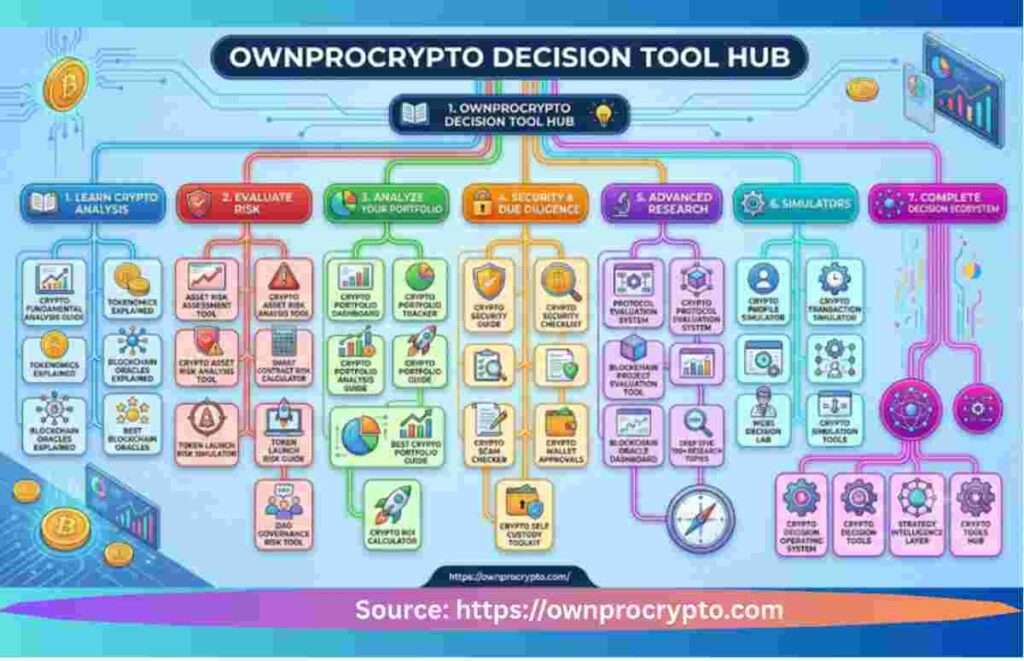 Infographic Image of Ownprocrypto Decision Tool Hub 2026