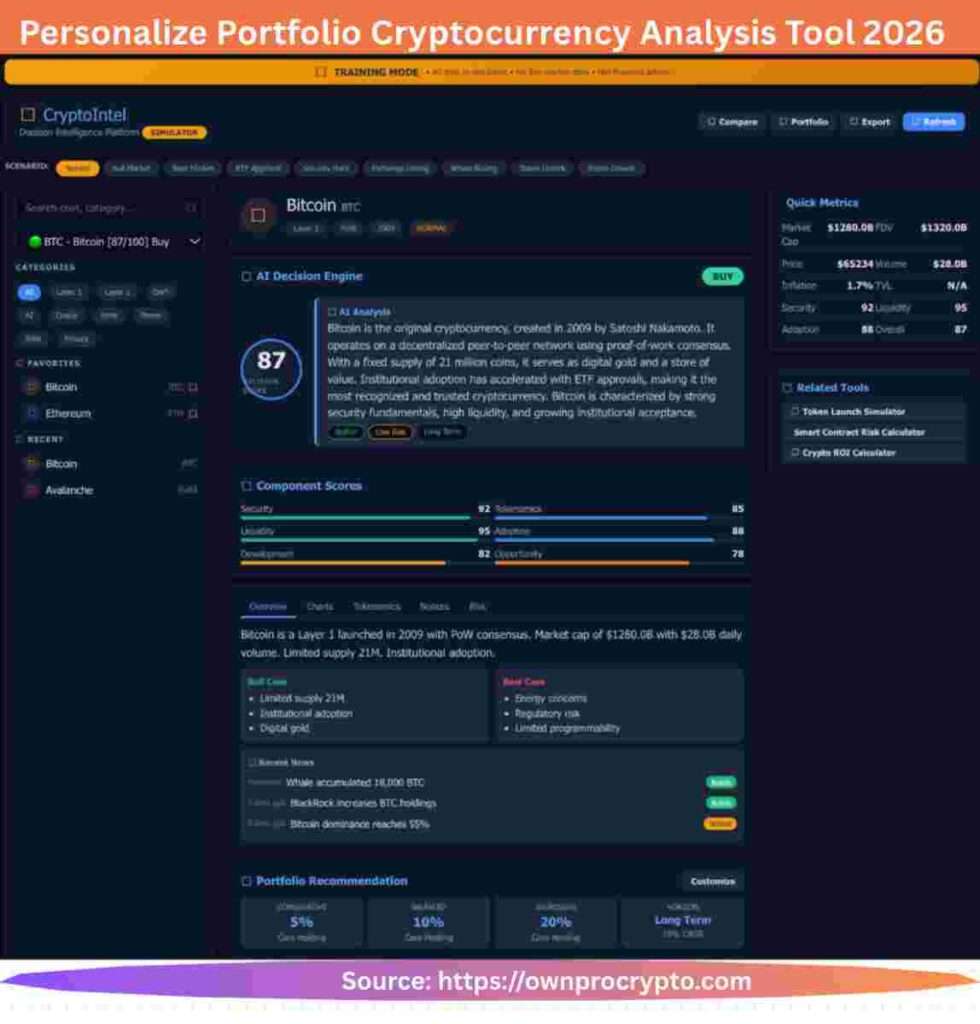 Infographic of Crypto Analysis Tools- Crypto Analysis Tools Research Framework 2026