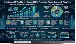 Infographic of Institutional RWA Market Report 2026: Tokenized Assets Growth & Adoption